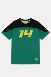 Aston Martin F1 Team x Kimoa 14 Color Block Tee green